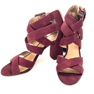 Franco Sarto Strappy Block Heel Sandal